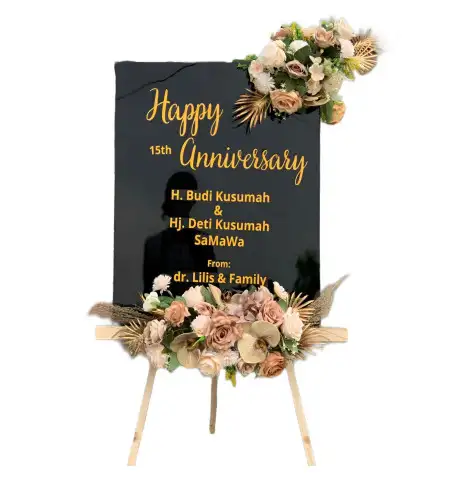Papan Bunga Akrilik Wonowoso